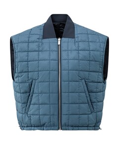 Dames omkeerbare bodywarmer blauw