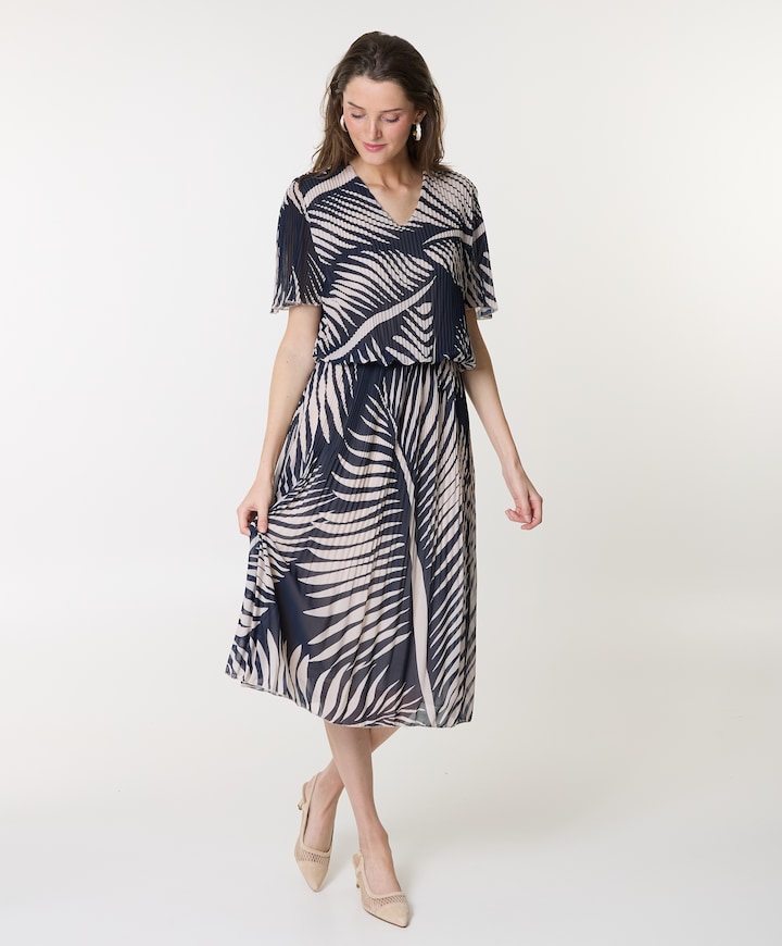 Dames jurk blauw