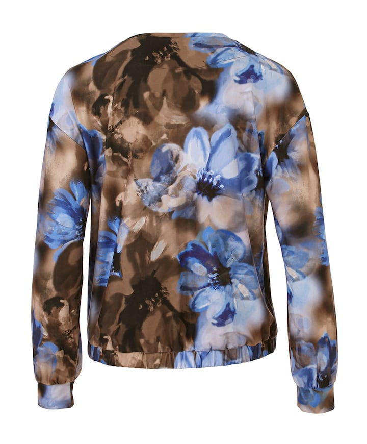 Dames longsleeve bruin