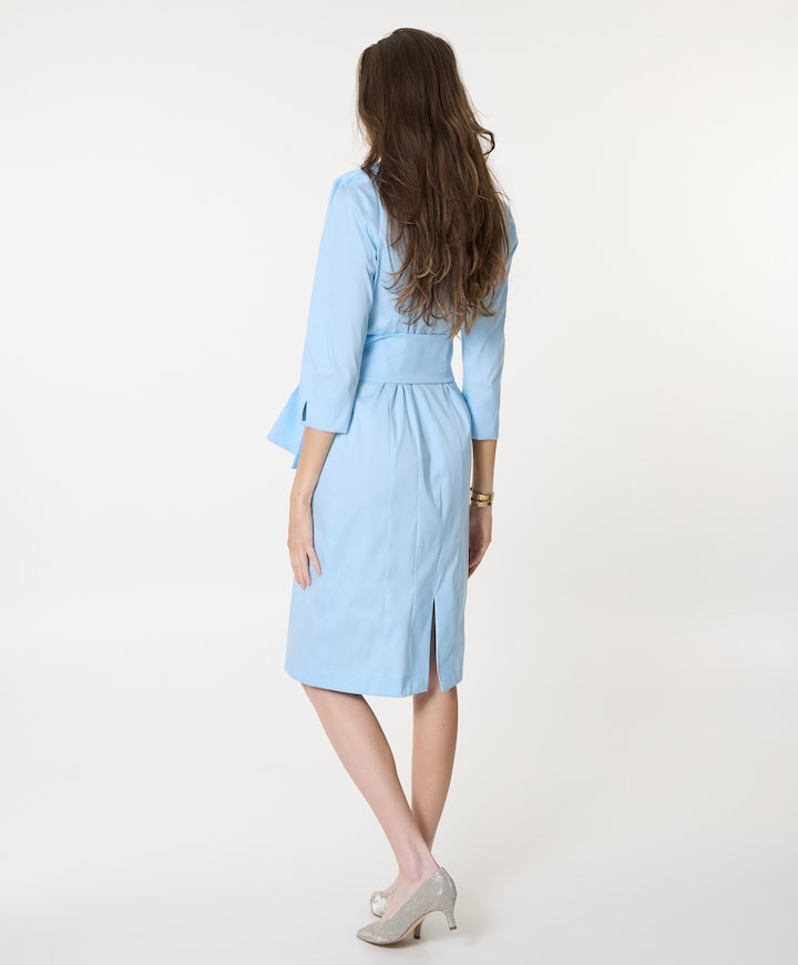 Dames jurk blauw