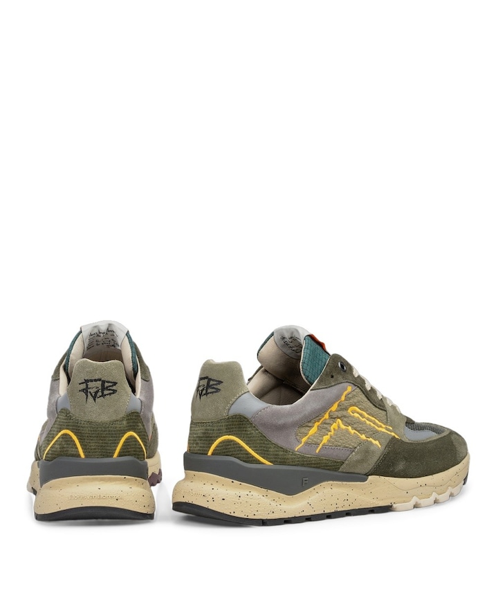 heren sneakers groen