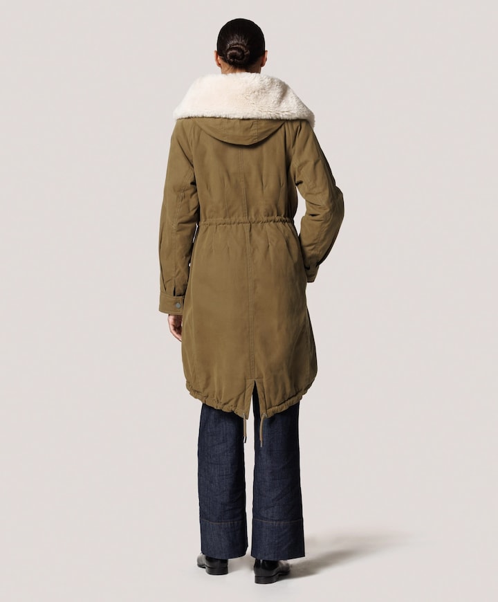 Dames jas beige