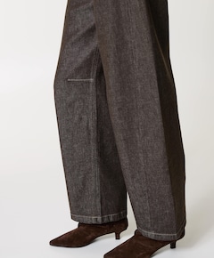 Liable dames jeans bruin