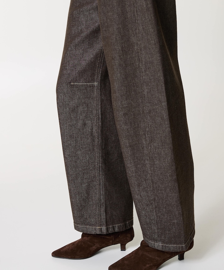 Liable dames jeans bruin