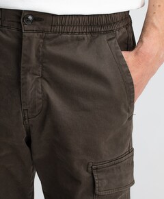 Tristan Slim Sateen Cargo heren broek bruin