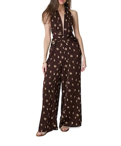 Dames jumpsuit bruin