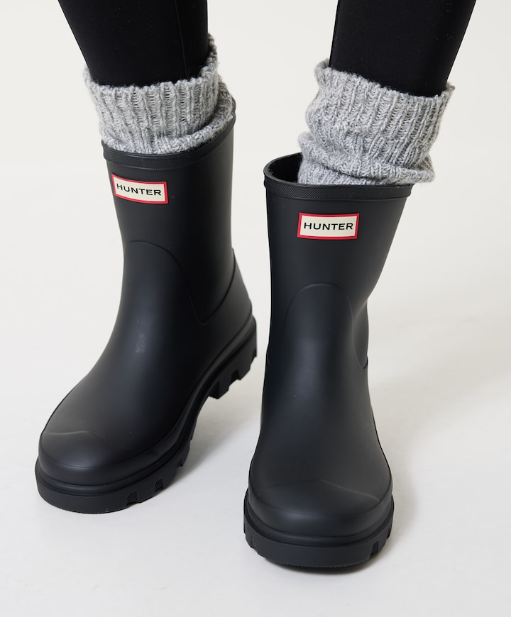 DOWNPOUR SHORT BOOT dames laarzen zwart