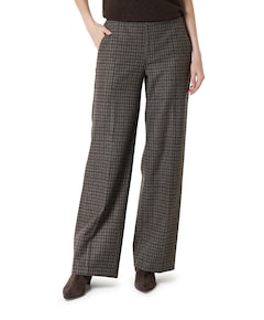Mara Wide Leg Casual dames broek beige