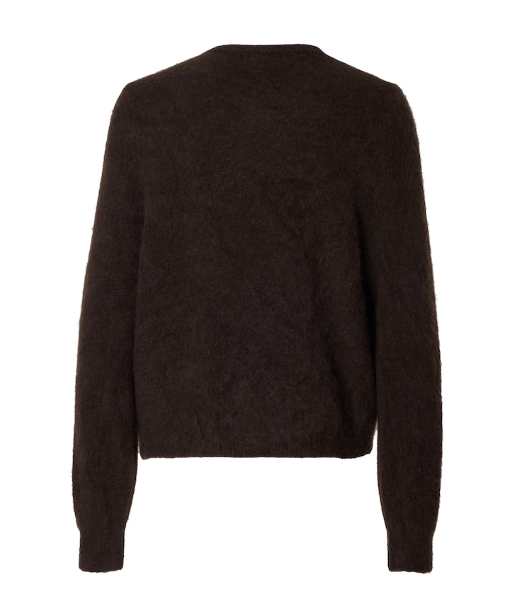 Dames vest bruin