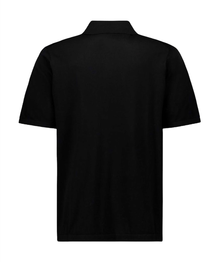 Heren polo zwart