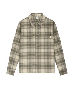 Overshirt lange mouw beige