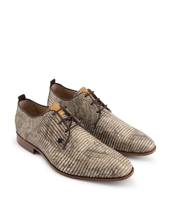 Greg Marble heren veterschoenen beige
