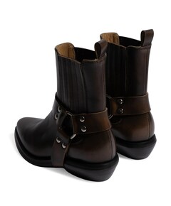 Texan buckle westernlaarzen bruin