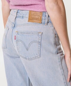 Low loose rose up LL dames jeans blauw