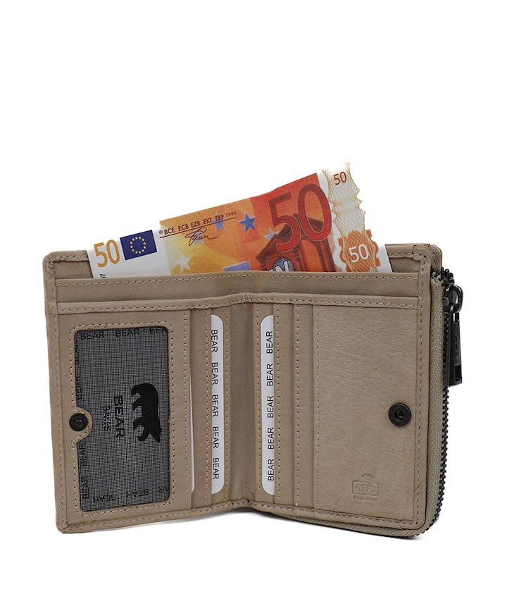 Dames portemonnee beige