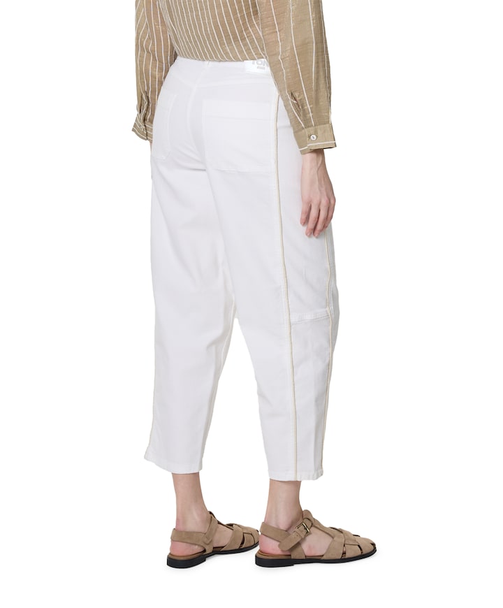 Liv Barrel 7/8 dames jeans ecru