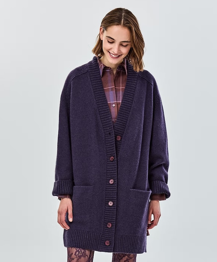 Dames vest blauw