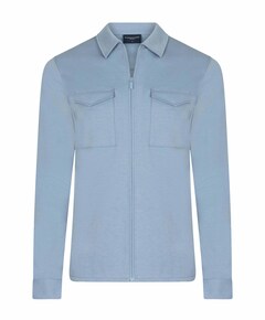 Heren overshirt blauw