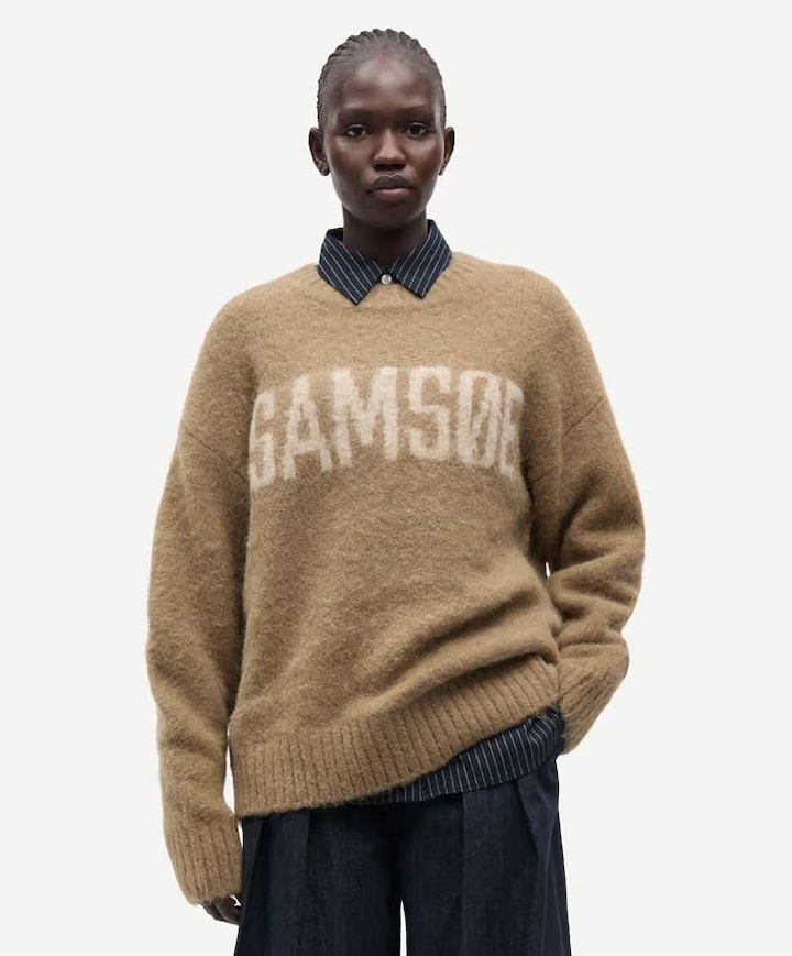 Dames sweater beige