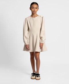 Meisjes jurk beige