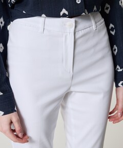 Zigarette Straight dames broek wit