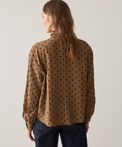 Dames blouse bruin