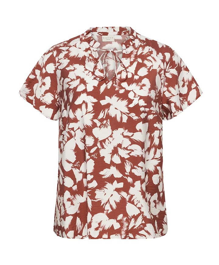 Dames blouse brique