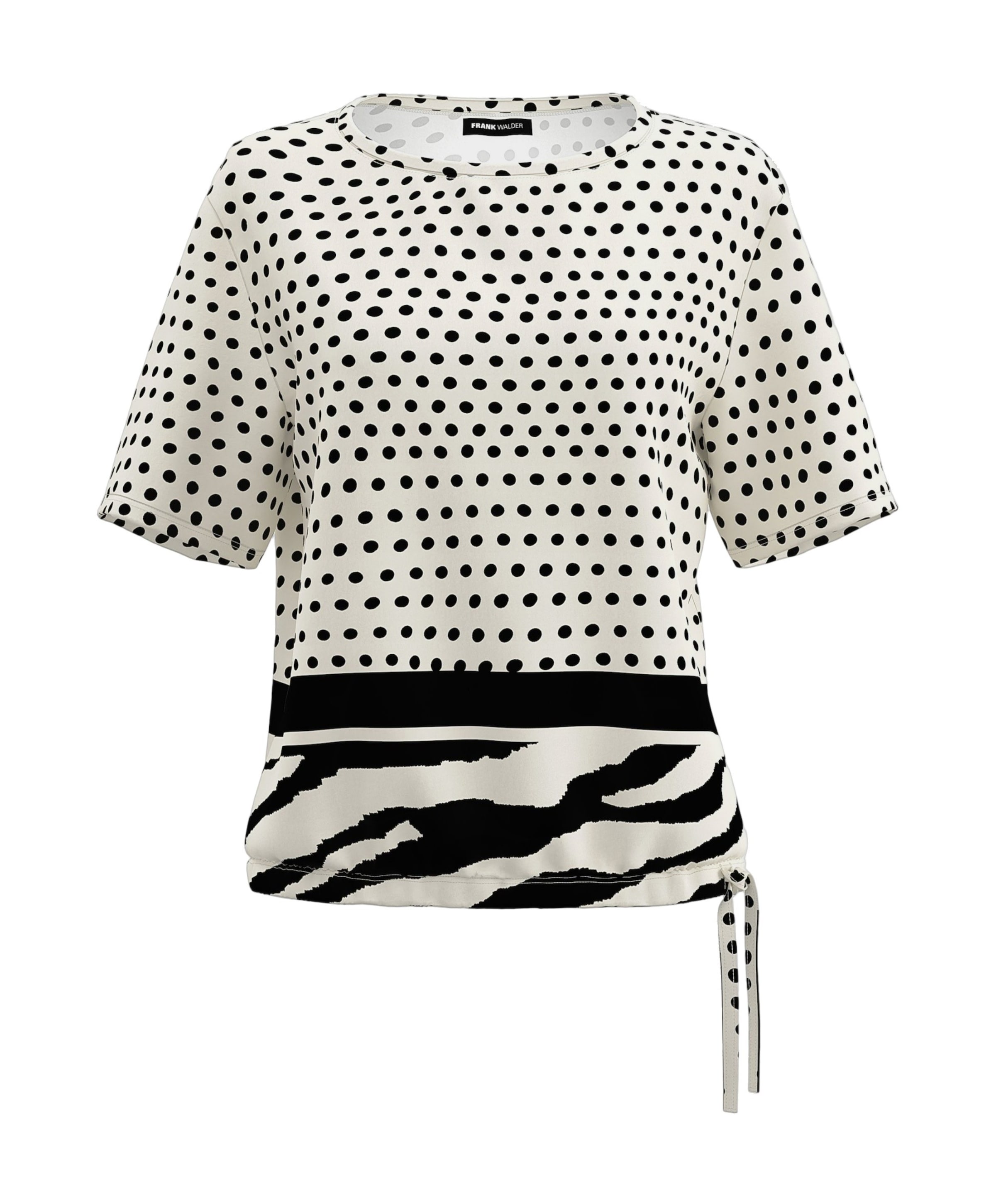 Dames T-shirt zwart
