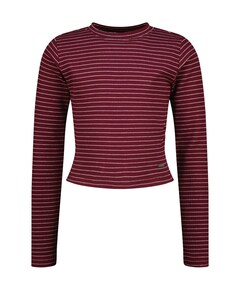 Meisjes longsleeve bordeaux