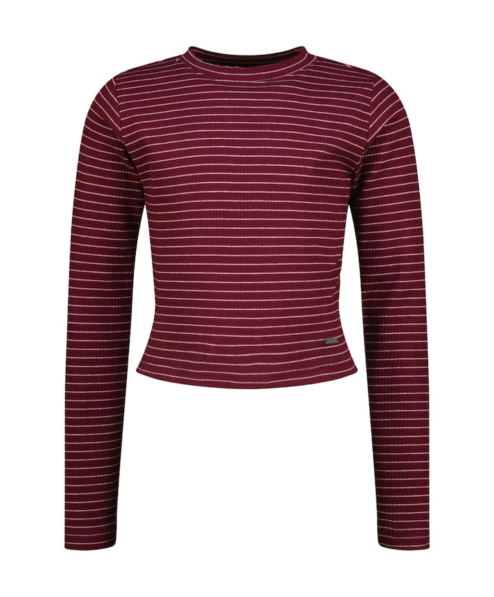 Meisjes longsleeve bordeaux