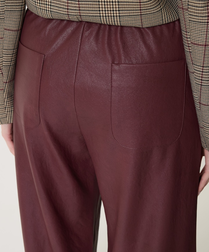 dames broek bordeaux