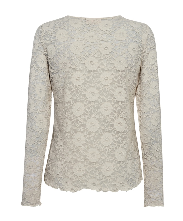 Dames top beige