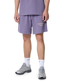 heren korte broek paars