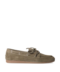 Boat loafer dames loafers groen