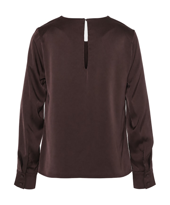 Dames blouse bruin