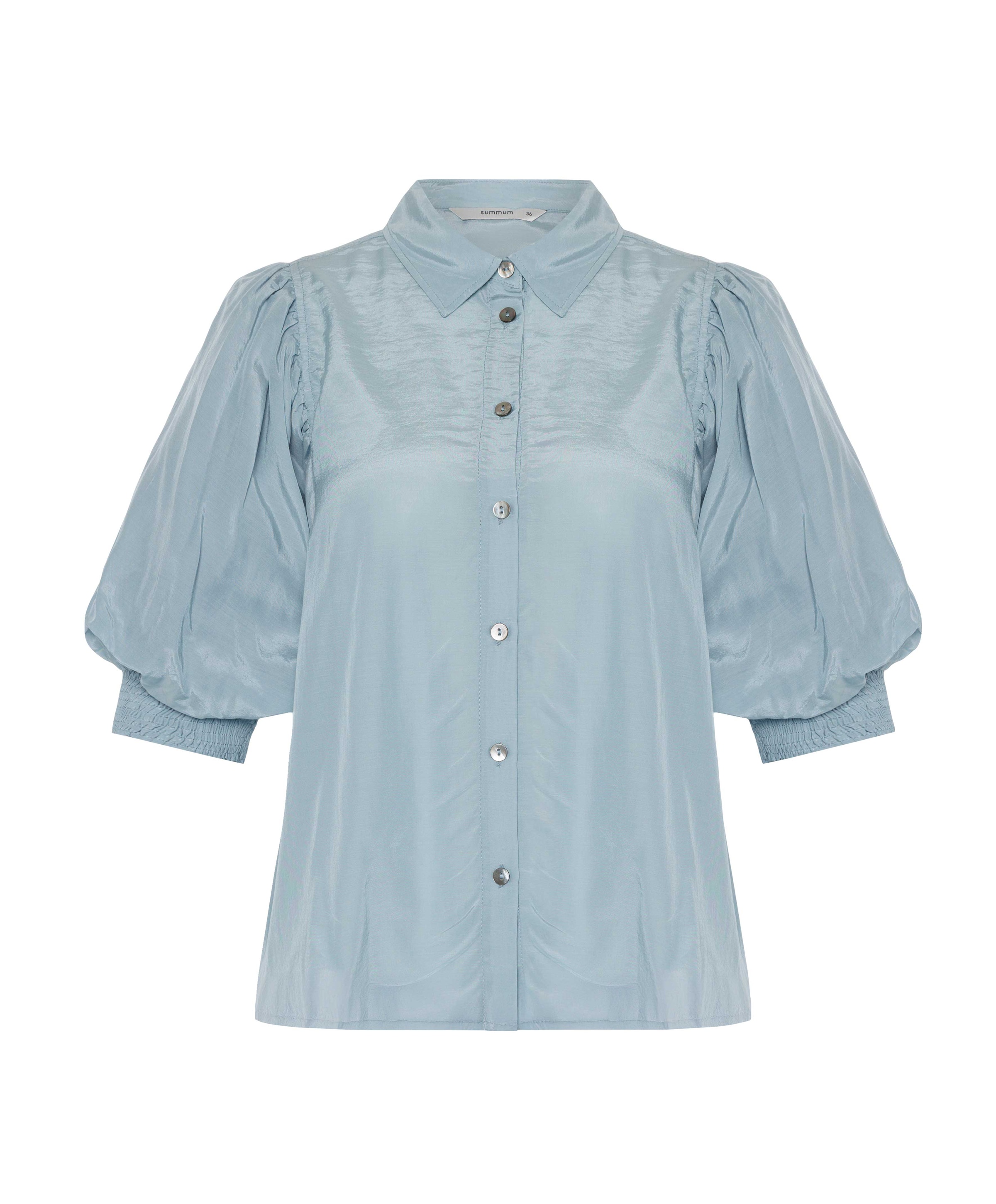 Dames blouse blauw