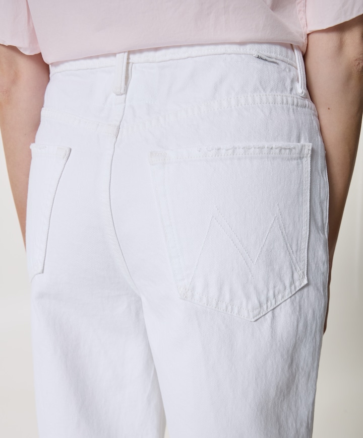 The Rabbit Hole Ankle dames jeans wit