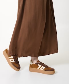 XXL dames sneakers bruin