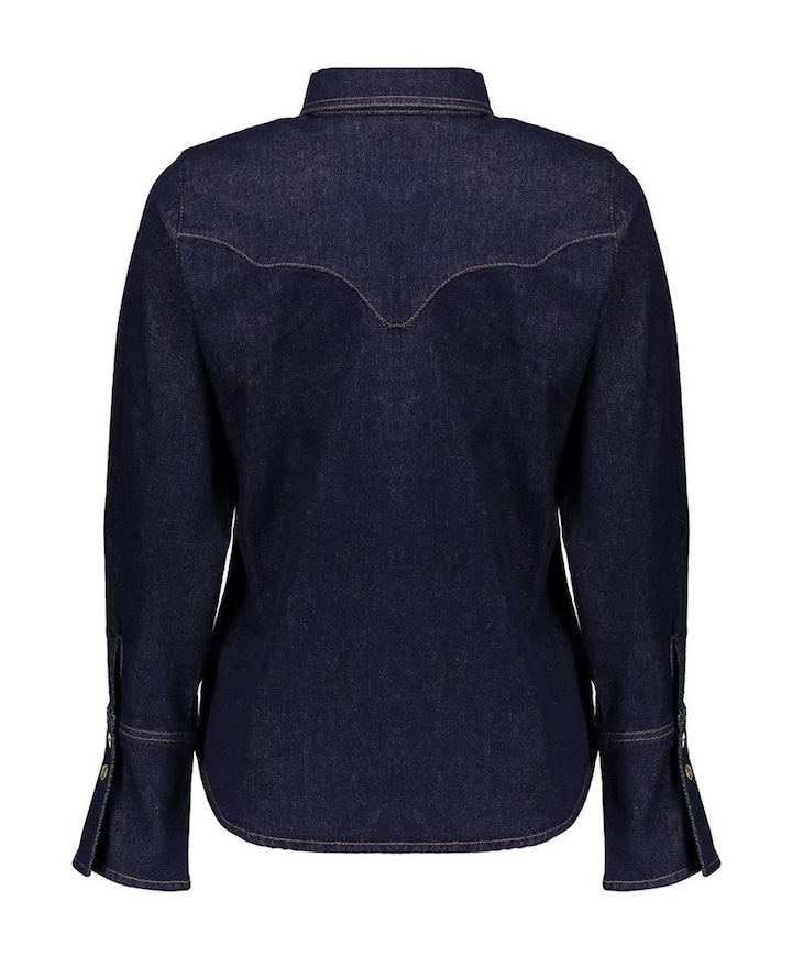 Dames blouse blauw