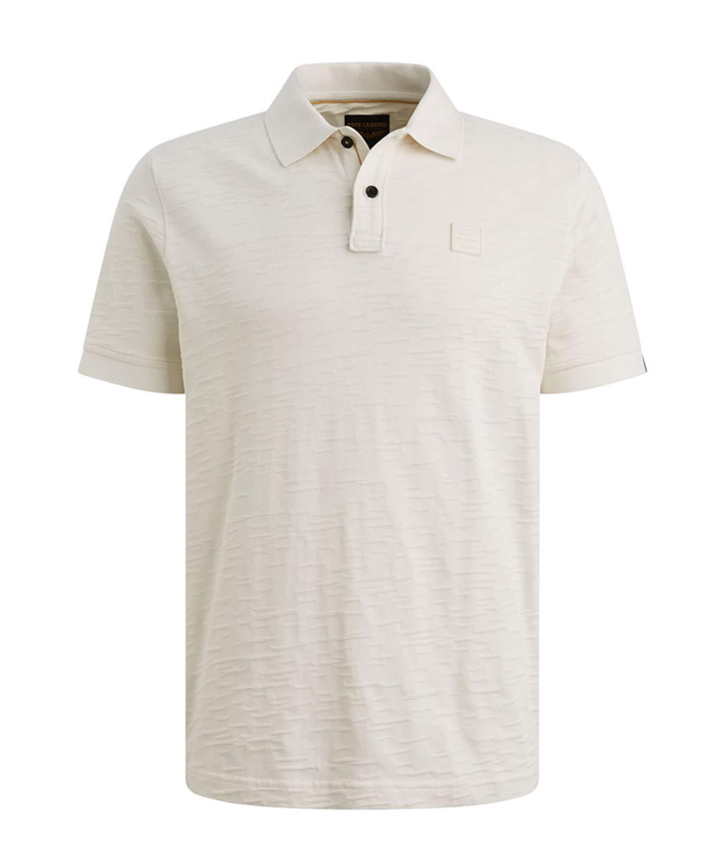 Heren polo ecru