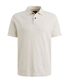 Heren polo ecru