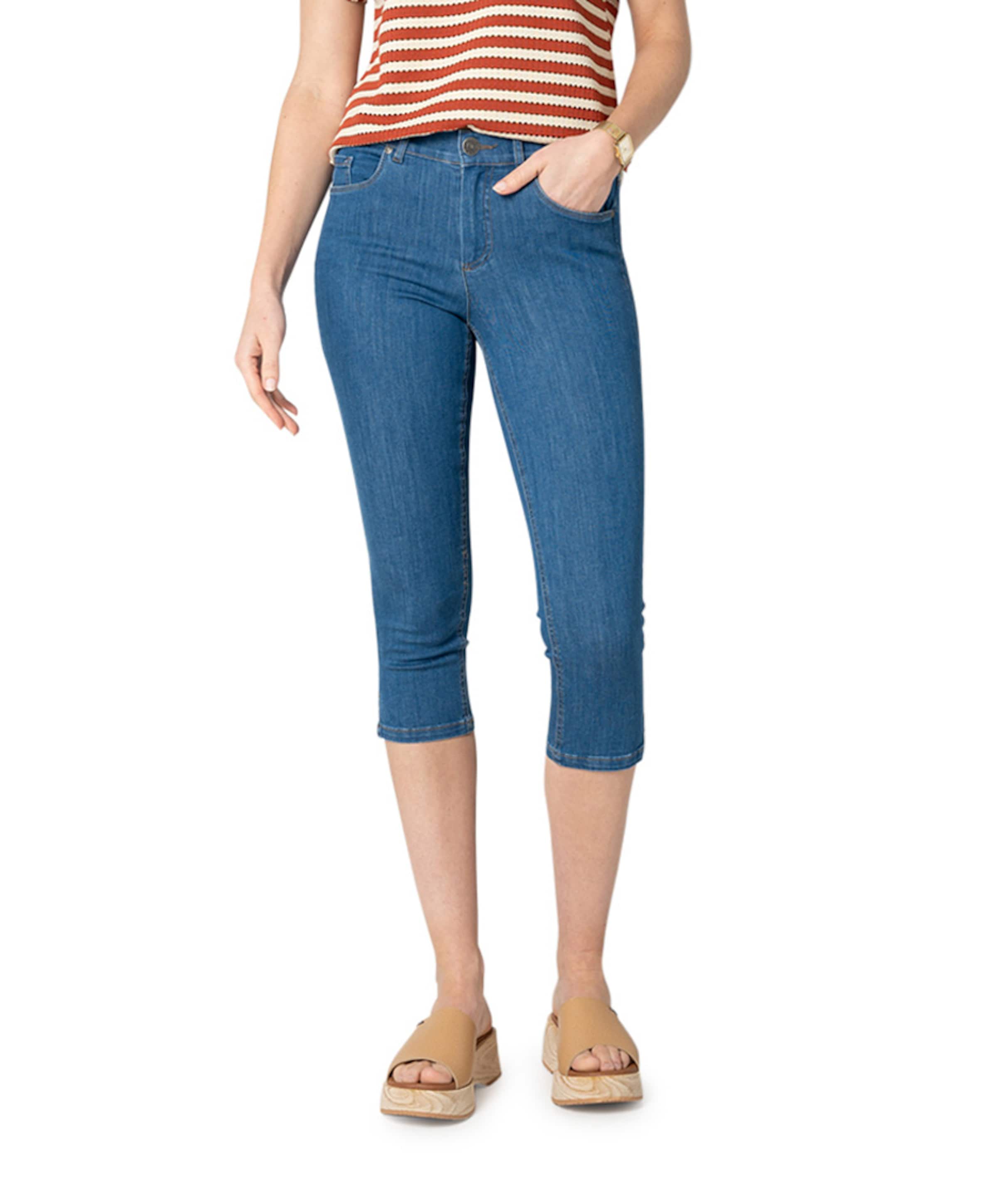 Dames capri dames capri broek blauw