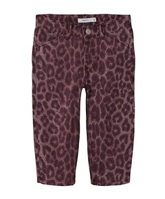 NMFBELLA MOM LEO TWILL PANT 4002-TD broek bordeaux