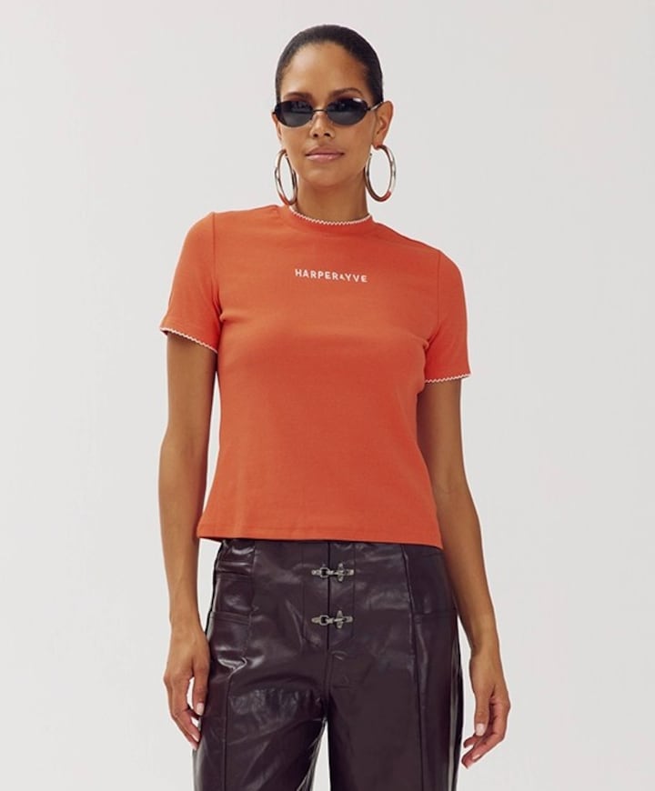 Dames T-shirt oranje