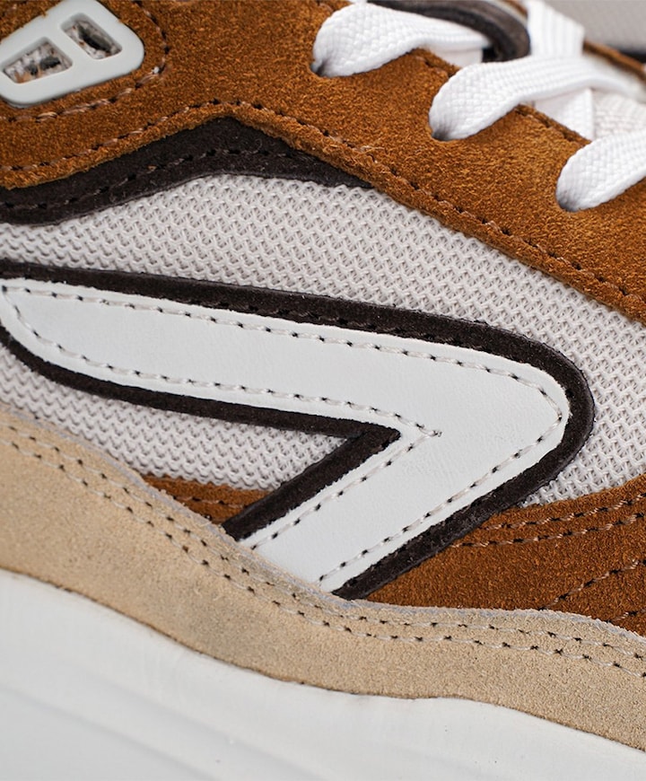 Glide S43 heren sneakers bruin