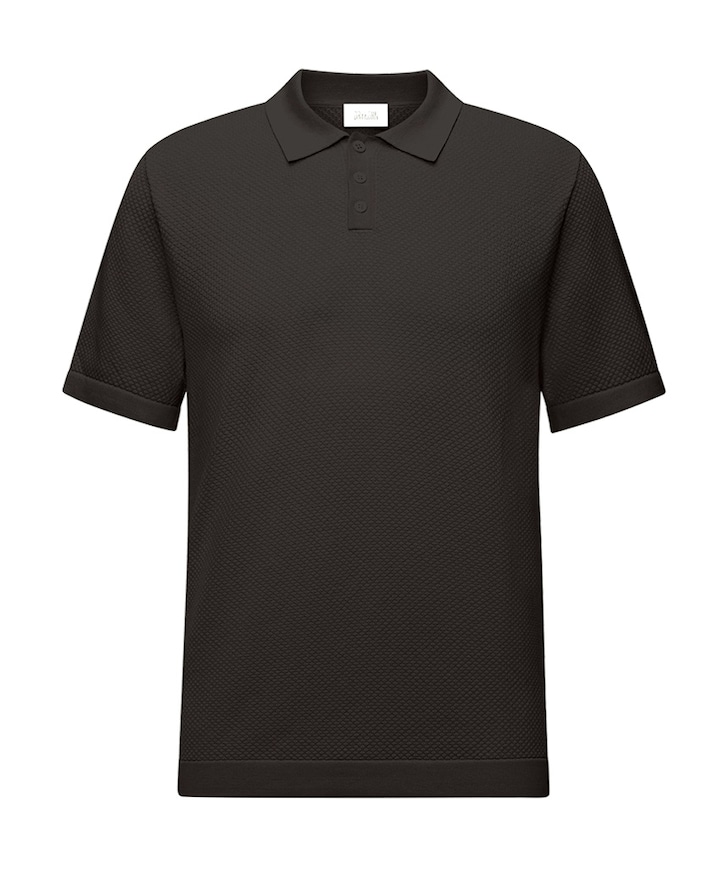 Heren polo bruin