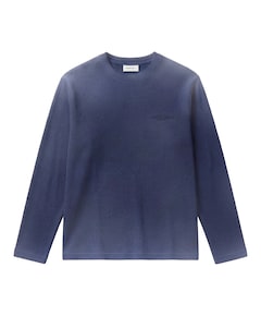 Heren longsleeve blauw