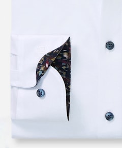 Heren overhemd lange mouw wit