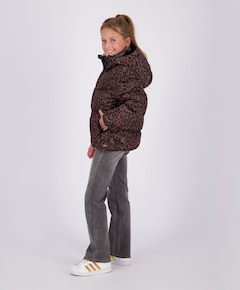 Meisjes jas bruin