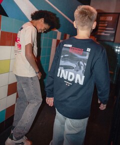 Jongens longsleeve blauw